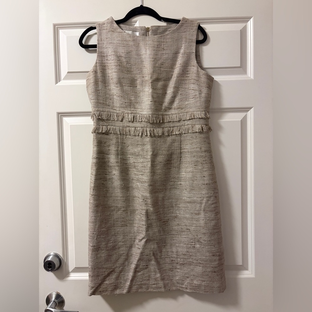 Sara Campbell Tweed Fringe Dress
